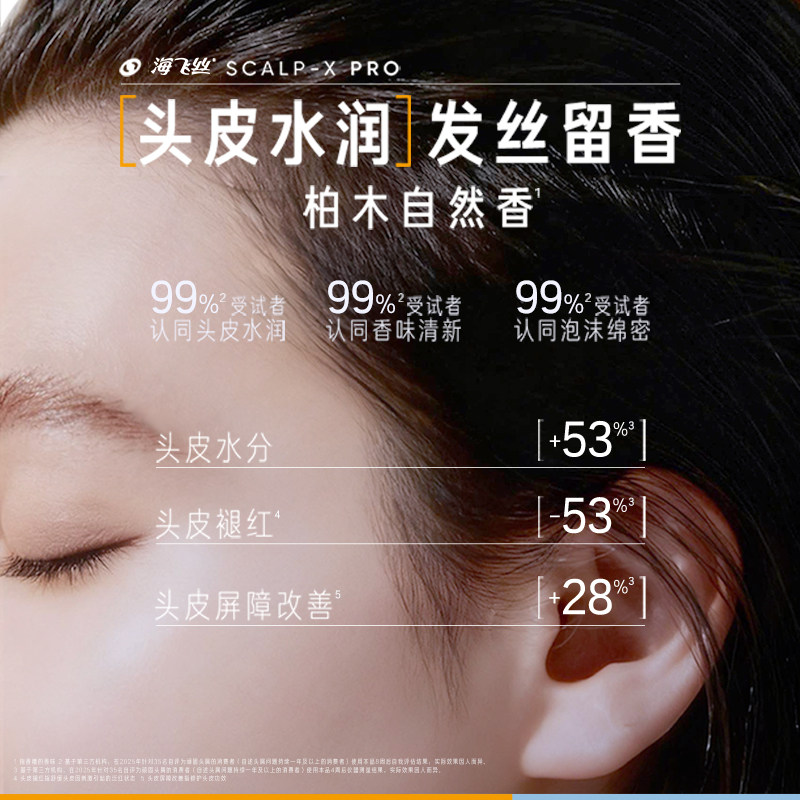【新品】海飞丝头皮科学专研二硫化硒去屑洗发水洗发露控油止痒
