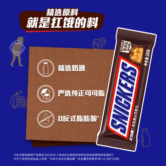Snickers peanut chocolate 260gx1 bag