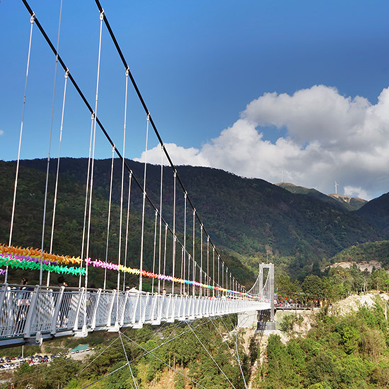 [天露山旅游度假区-大门票+玻璃桥]广东云浮新兴天露山观光玻璃桥票 - 图1