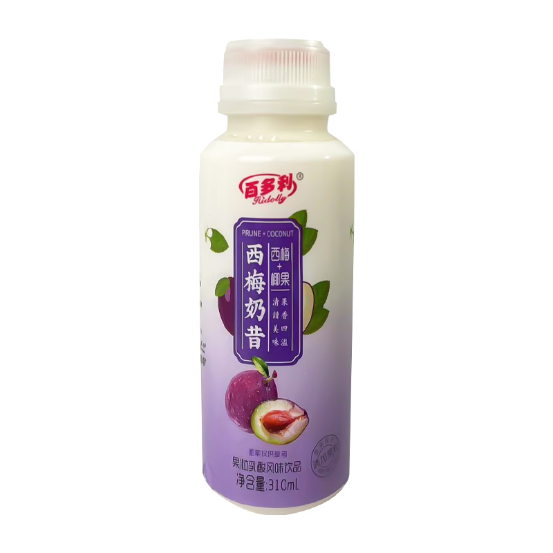 【3元3件】果味奶昔 西梅味/黄桃味/草莓味 奶昔饮料310ml/瓶