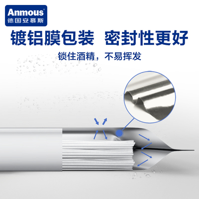 Anmous安慕斯75%酒精湿巾