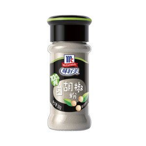 味好美纯白胡椒粉配料无添加小瓶家庭装牛排调料调味料
