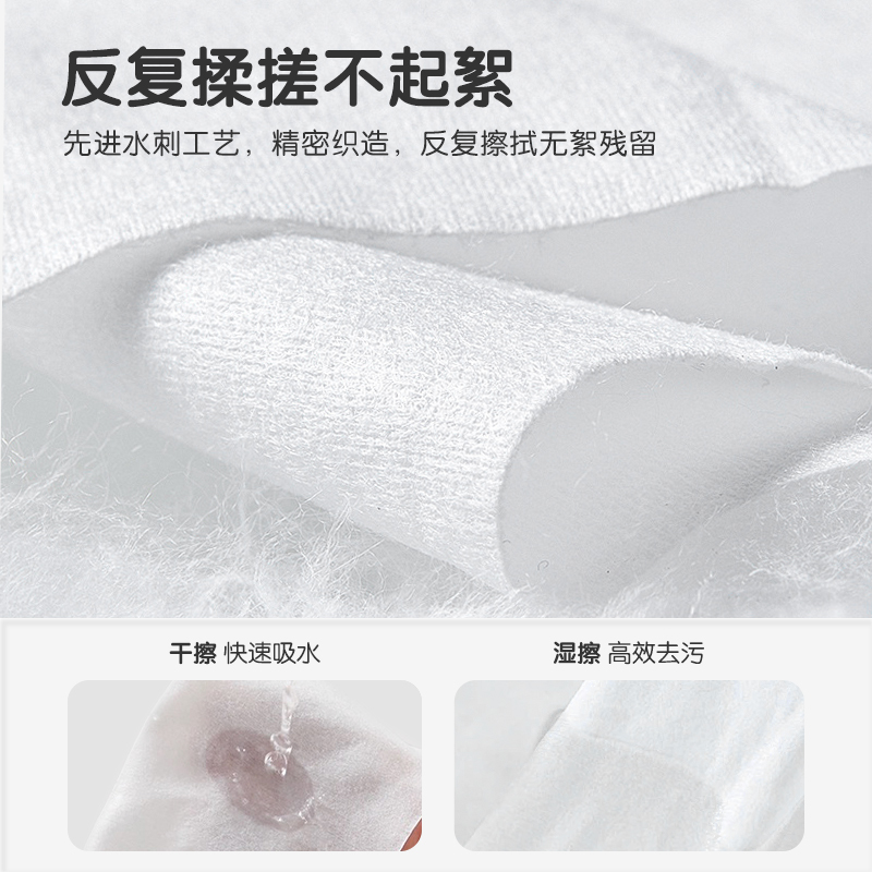 青蛙王子婴儿童洗脸巾干湿两用一次性宝宝清洁擦脸洗脸面巾家庭装 - 图1