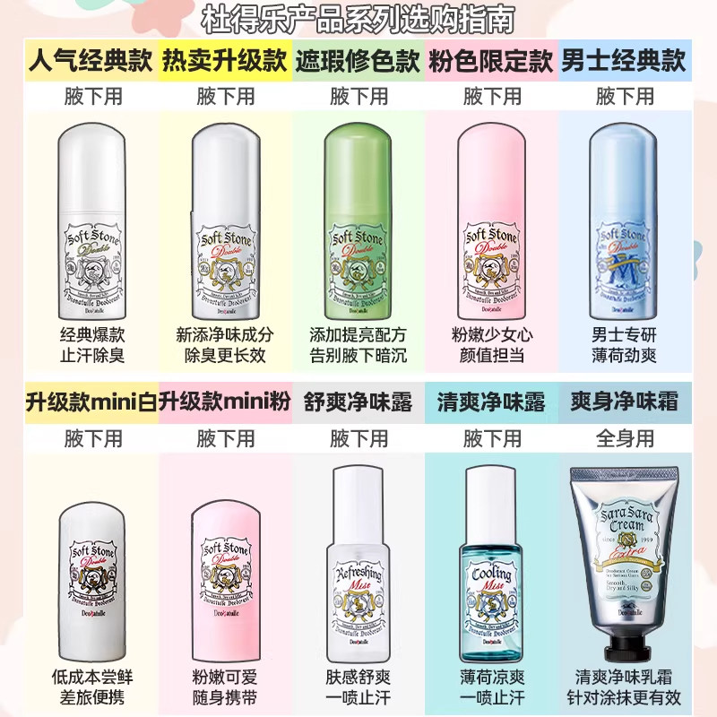 日本杜得乐止汗石腋下除臭消臭石非走珠喷雾去味止汗露遮瑕止汗膏,淘宝优惠券,粉丝福利购,淘宝优惠卷