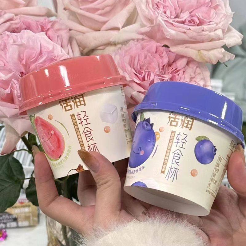 新希望塑杯活润轻食杯蓝莓椰果燕麦爆爆珠风味发酵乳6杯150g杯装,淘宝优惠券,粉丝福利购,淘宝优惠卷