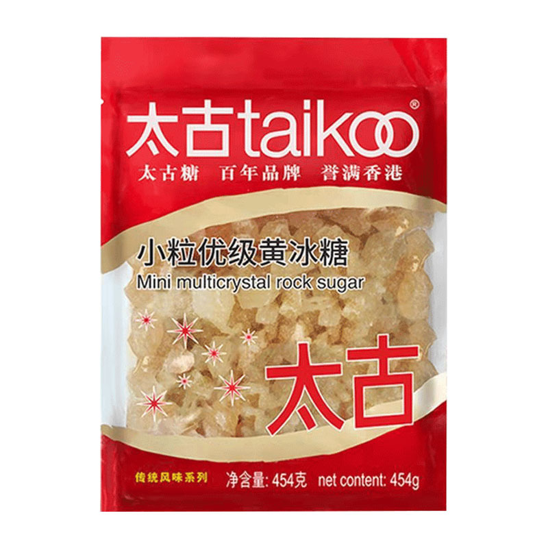 太古小粒优级黄冰糖冲饮调味454g甜品食品红烧肉煲汤冰糖雪梨材料 - 图0