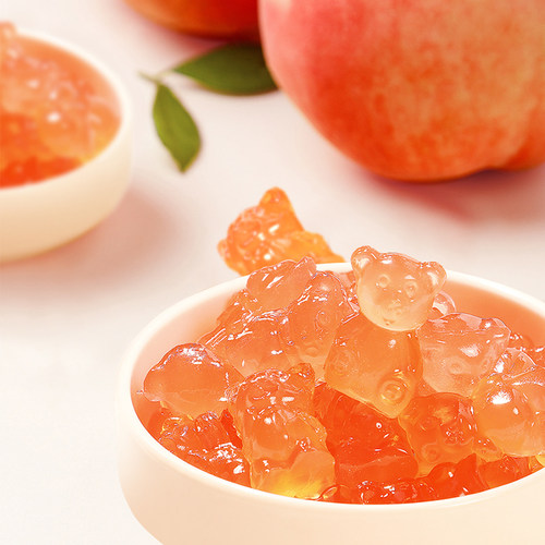 贝欧宝活性益生菌小熊软糖水蜜桃味QQ糖儿童节小零食糖果 - 图3