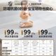 【下拉】lunastory宝宝折叠爬行垫PU加厚婴儿童ixpe地垫爬爬垫子