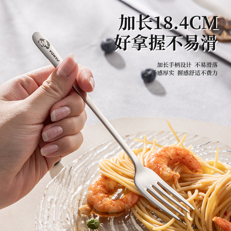 【下拉详情享优惠】广意316L不锈钢叉子西餐餐具牛排叉子家用,淘宝优惠券,粉丝福利购,淘宝优惠卷