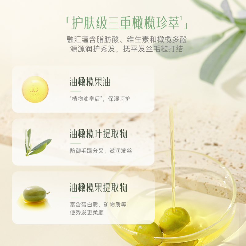 安安金纯橄榄油发膜正品修护干枯顺滑护发素烫染保护改善毛躁 - 图2