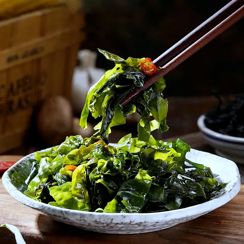 倾海之宴裙带菜干货烘干海木耳海带大片嫩叶火锅食材轻食60g