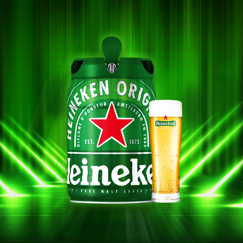 【喜力官方出品】Heineken/喜力啤酒荷兰原装进口 铁金刚5L桶装 - 图2