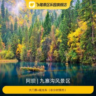 观光车 大门票 九寨沟风景区