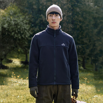 伯希和户外摇粒绒保暖抓绒衣