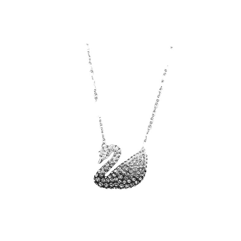 Swarovski/施华洛世奇经典天鹅系列项链锁骨链送女友礼物轻奢银色