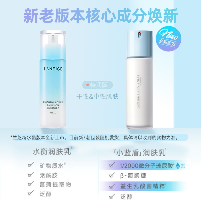 Laneige/兰芝新水酷/水衡透润润肤乳液120ML特润版补水滋润1瓶 - 图0