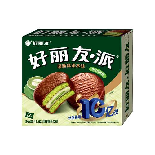 好丽友派清新抹茶蛋糕年货零食面包糕点点心食品早餐 - 图1