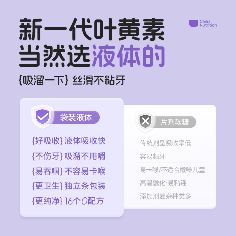诺特兰德蓝莓叶黄素酯液体直饮包花青素儿童青少年关爱学生非保健