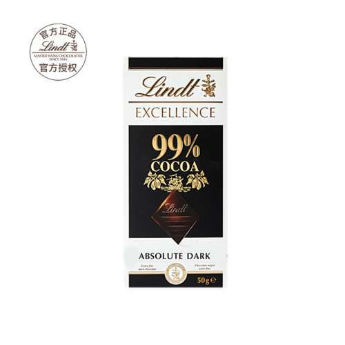 Lindt瑞士莲进口特醇排装黑巧克力休闲零食 - 图0
