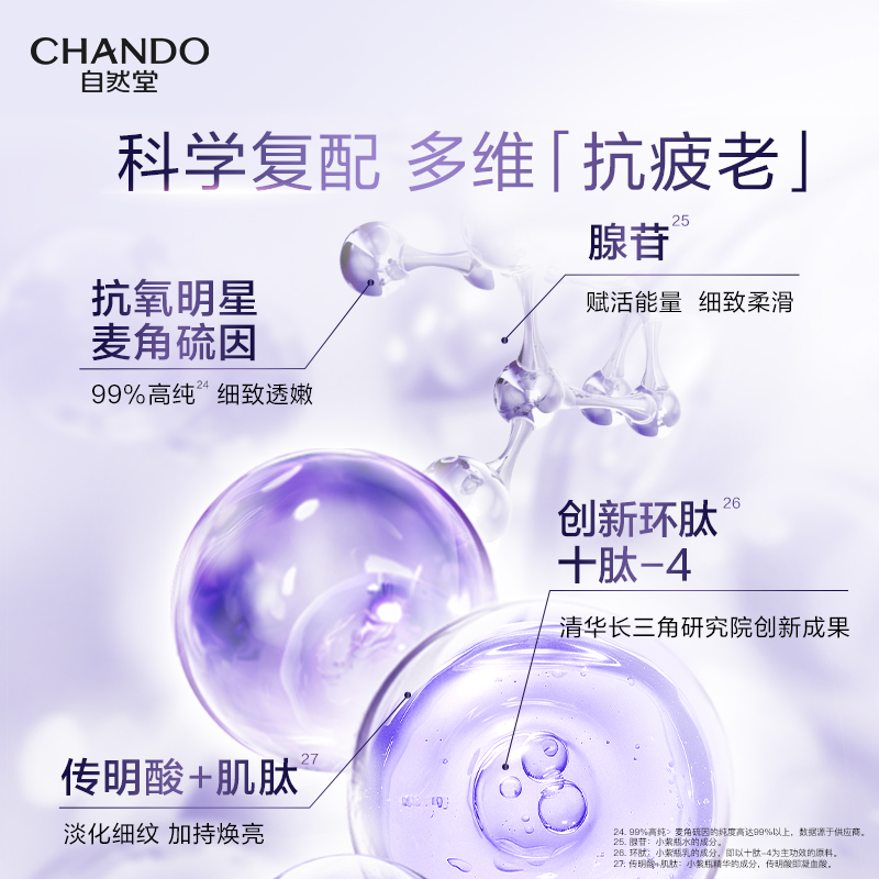 自然堂肌源修护小紫瓶精华液第六代10ml*1瓶保湿超极酵母喜默因 - 图1