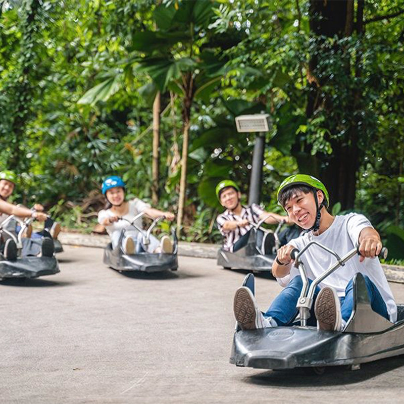 [圣淘沙斜坡滑车及空中吊椅-斜坡滑车&空车吊椅（日场）]不用预约快出票当天可订新加坡天际滑车skyline luge,淘宝优惠券,粉丝福利购,淘宝优惠卷