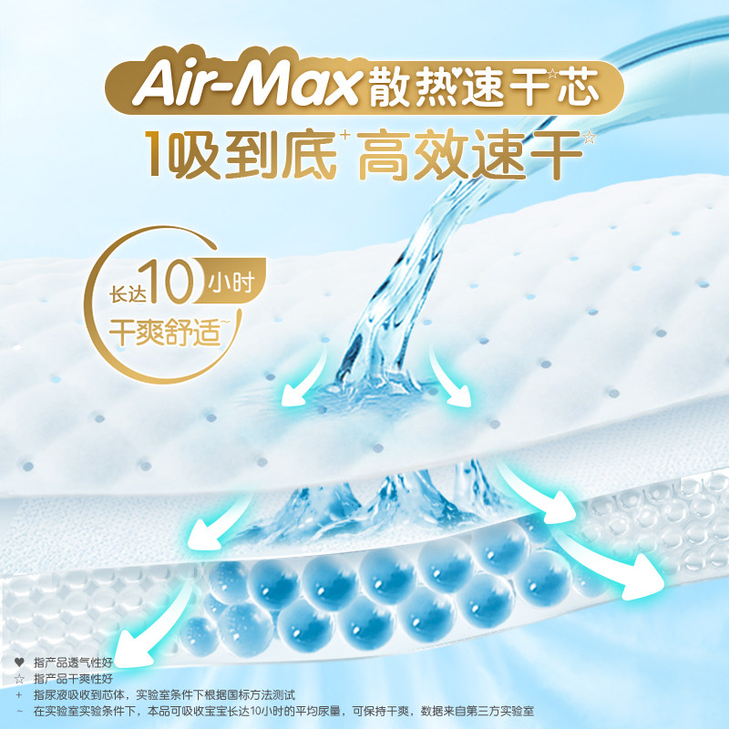 【囤货选】帮宝适一级帮散热拉拉裤L-3XL超薄干爽纸尿裤尿不湿