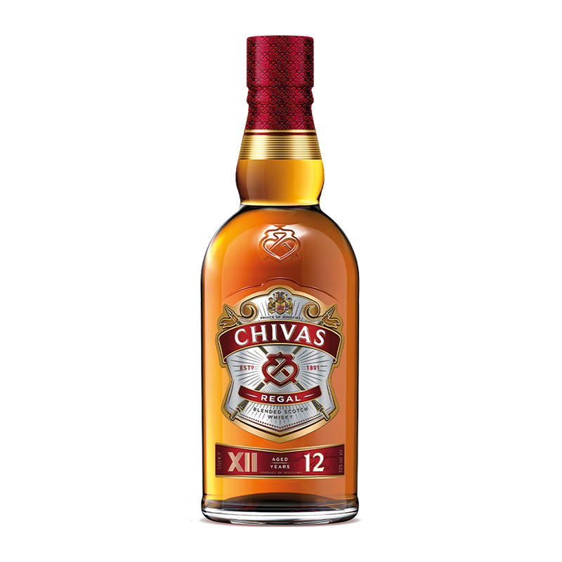 【进口】Chivas芝华士12年苏格兰威士忌700ml洋酒烈酒特调 - 图0