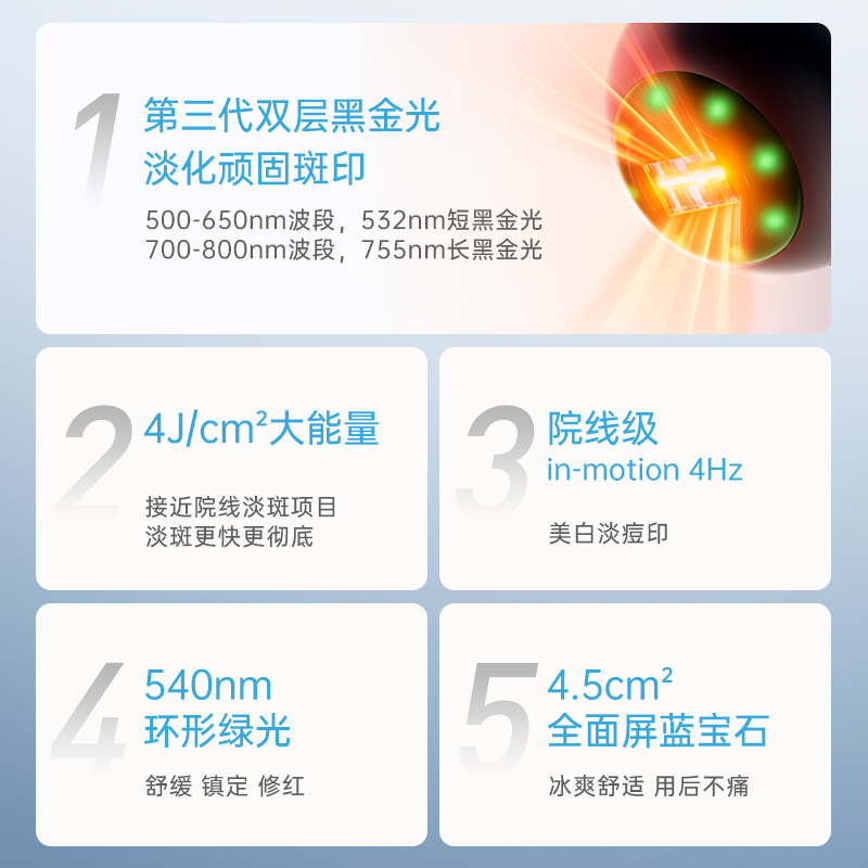 【国补立减15%】JOVS超秒黑金嫩肤仪PLUS家用美容仪光子淡斑