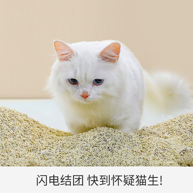 PETSHY百宠千爱6L猫砂细混合型10公斤膨润土除臭大袋2.5kg*4猫沙-图2