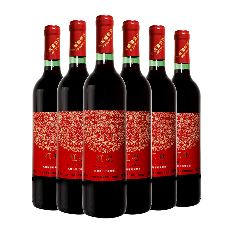 中粮长城干红葡萄酒红酒赤霞珠750mlx6瓶整箱装日常佐餐热红酒,淘宝优惠券,粉丝福利购,淘宝优惠卷