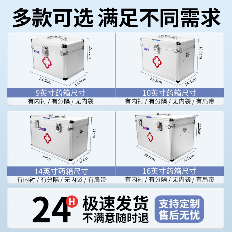 振德应急药箱急救包常备套装医药箱医疗家用医用含全套药品,淘宝优惠券,粉丝福利购,淘宝优惠卷