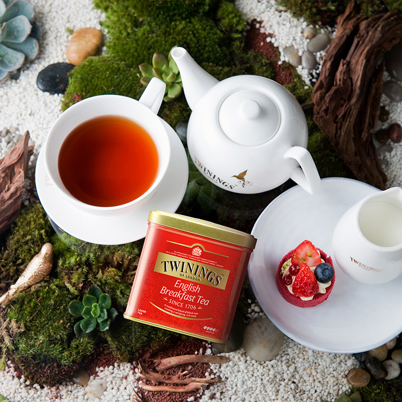 川宁Twinings进口英式早餐红茶500g散茶铁罐装茶叶新春年货送礼_虎窝淘