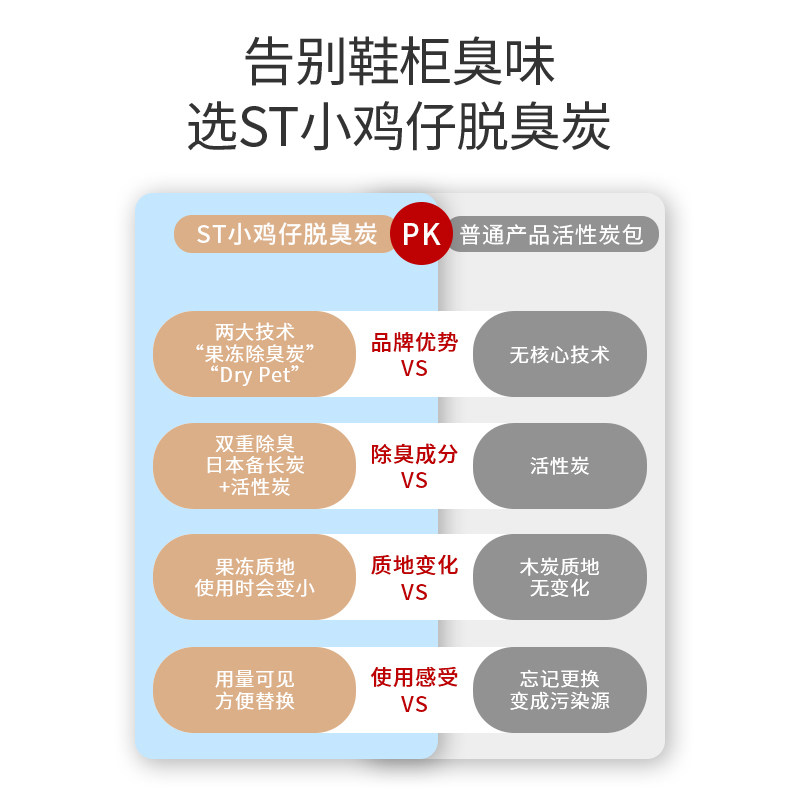 包邮日本st小鸡仔除臭剂鞋柜运动鞋 天猫超市空气芳香剂