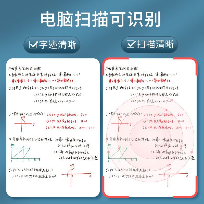 晨光速干刷题笔中性笔学生用考试st笔尖按动小白笔高颜值针尖锥笔