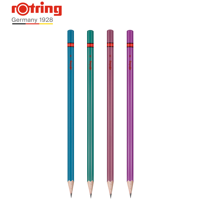 rOtring/红环铅笔素描绘图学生书写练字填色美术木杆铅笔-图3