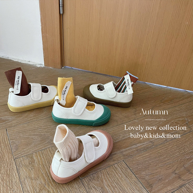 TOPSTAR儿童帆布鞋女童男童幼儿园室内鞋小白鞋宝宝儿童鞋软底鞋,淘宝优惠券,粉丝福利购,淘宝优惠卷