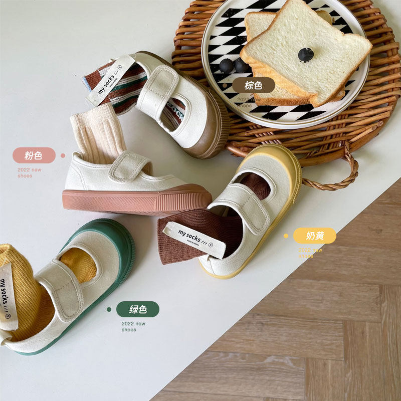 TOPSTAR儿童帆布鞋女童男童幼儿园室内鞋小白鞋宝宝儿童鞋软底鞋,淘宝优惠券,粉丝福利购,淘宝优惠卷