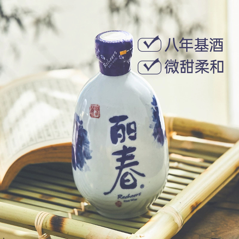 塔牌绍兴黄酒8年牡丹丽春375ml*6瓶整箱装礼盒手工冬酿花雕送礼 - 图2