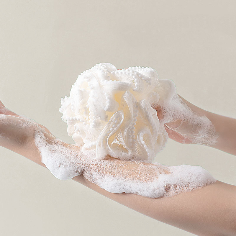 沐浴球高档不散大号浴球超柔软起泡搓澡浴花洗澡搓背男女士浴花球 - 图2