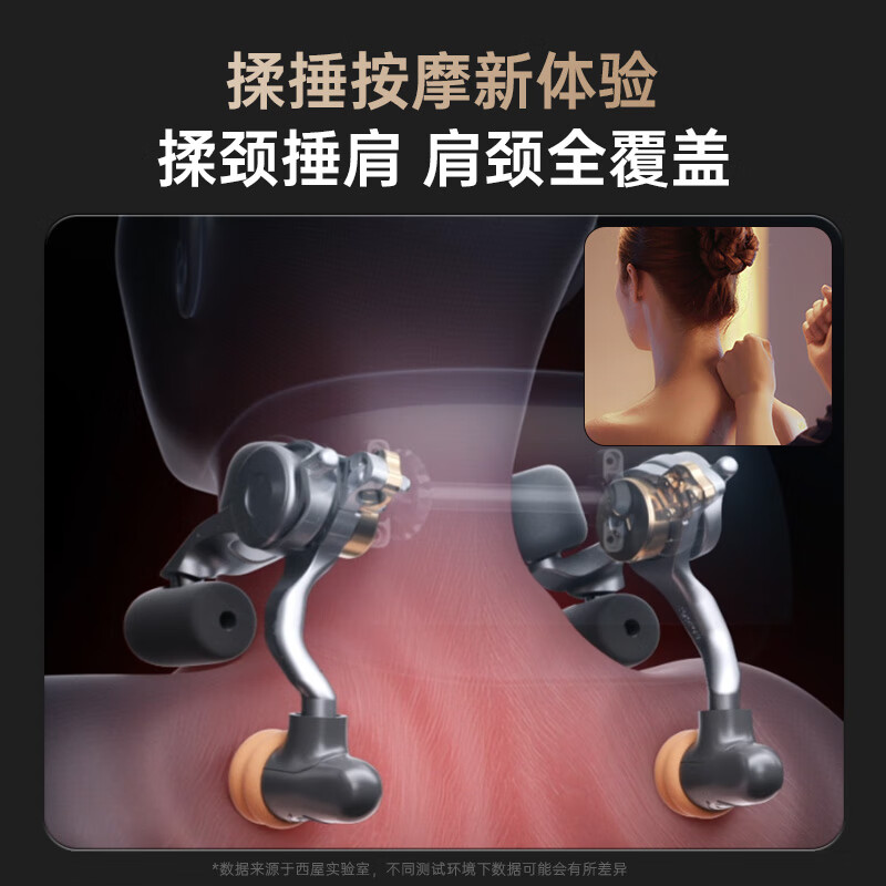 美国西屋UK6颈椎按摩器肩颈按摩仪揉捏捶打斜方肌腰背颈部按摩仪 - 图2
