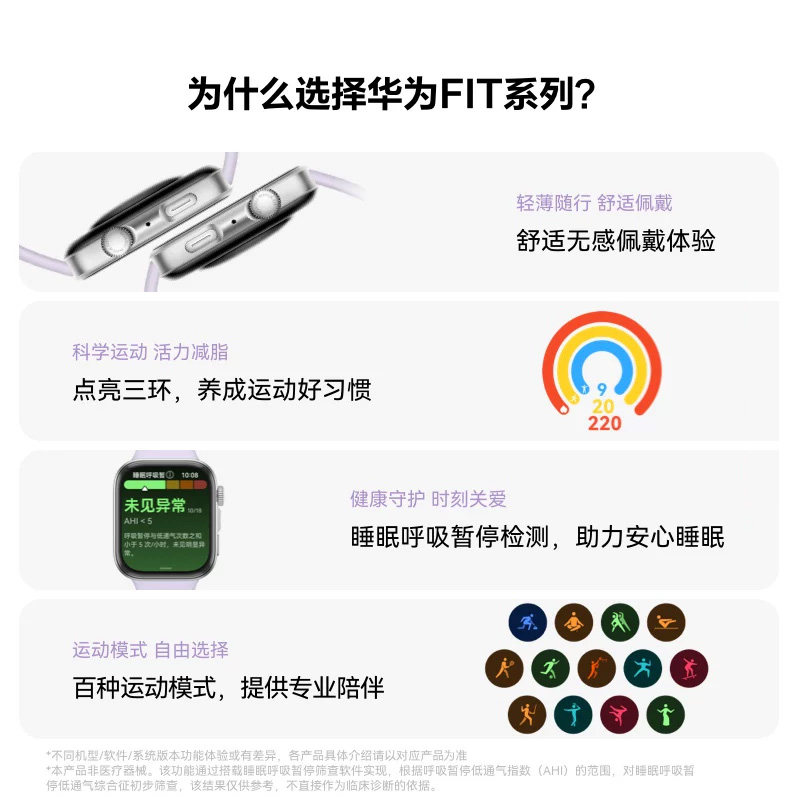 华为手表WATCH FIT4智能运动蓝牙通话手表男女款环腕表