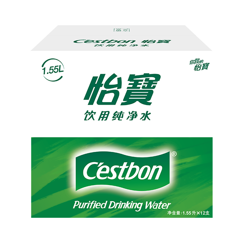 Yibao purified water 1.55L 24 bottles