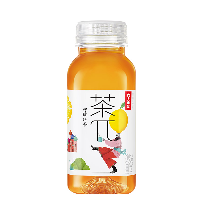 农夫山泉茶π（茶派）柠檬红茶250ml*12瓶/包量贩装 - 图1