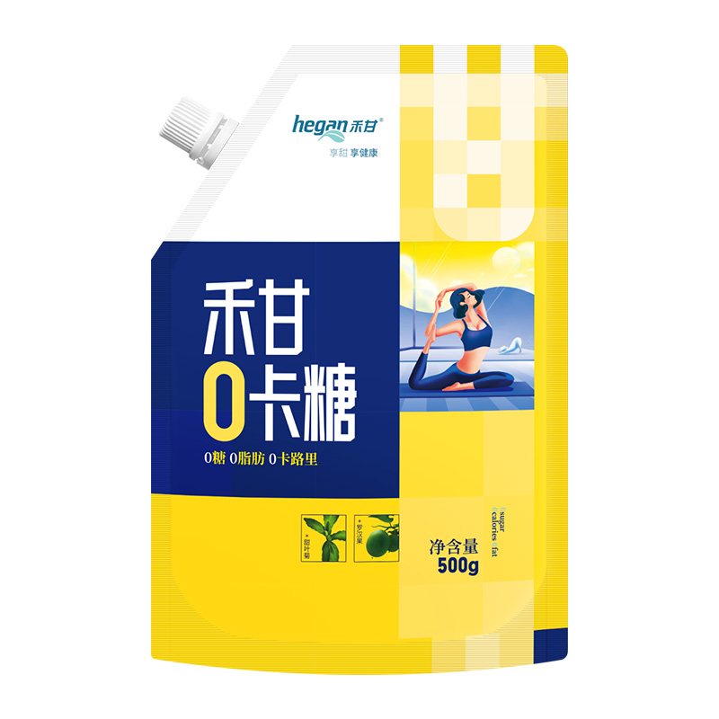 【1件包邮】禾甘零卡糖无糖代糖500g*1袋赤藓糖醇代白糖0糖0卡0脂 - 图0