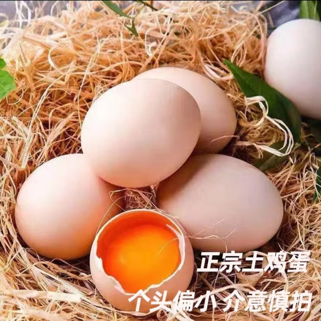 正宗农家散养土鸡蛋笨鸡蛋鲜鸡蛋40-50g五谷月子蛋营养多规格,淘宝优惠券,粉丝福利购,淘宝优惠卷