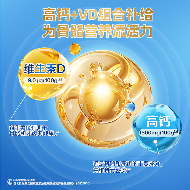 【蒙牛】低脂高钙高多维营养奶粉礼盒