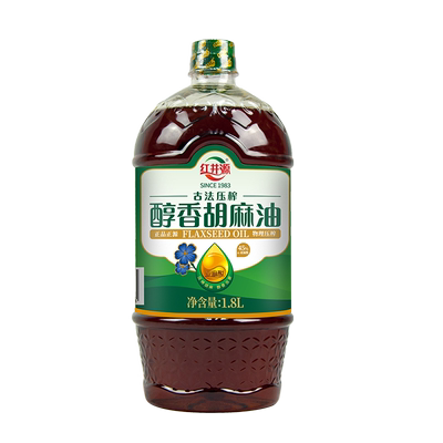 红井源醇香胡麻油亚麻籽油食用均衡营养儿童食用油浓香