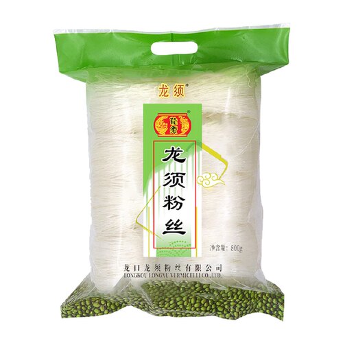 龙须龙口粉丝粉条扇贝海鲜瑶柱蒜蓉米线米粉细粉干货火锅 - 图0