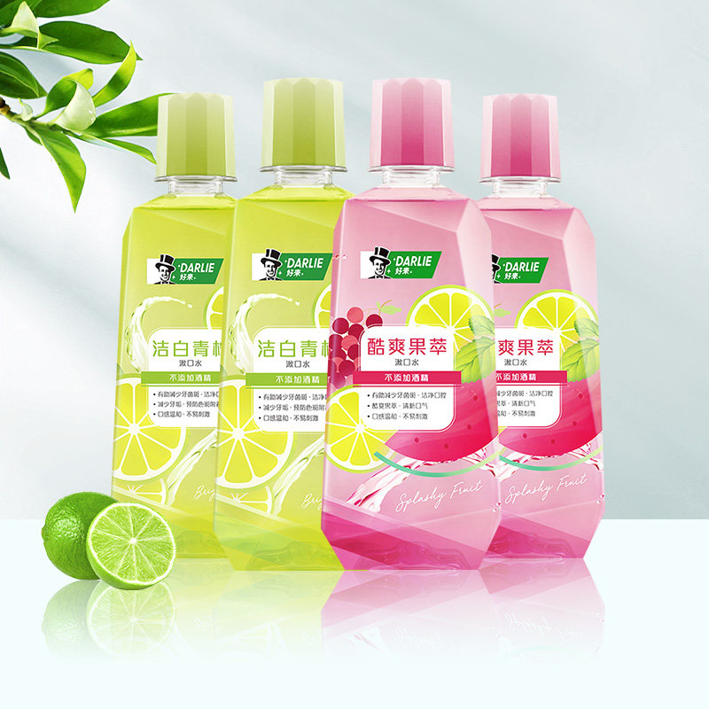 darlie好来(原黑人)果萃青柠漱口水 天猫超市漱口水