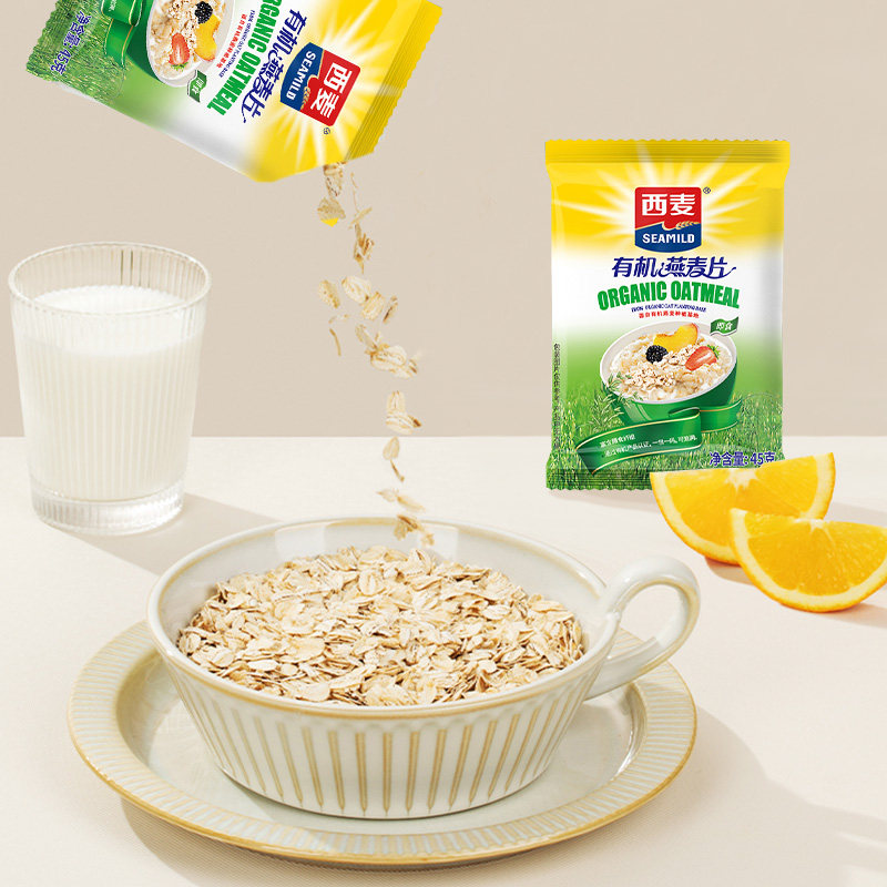 西麦有机纯燕麦片5袋
